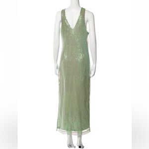 ByTimo scoopneck Green Sequin Dress